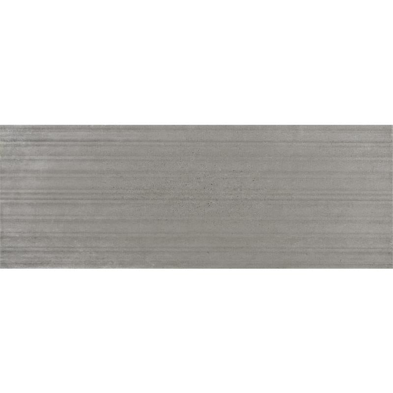 Wandtegel Devon lichtgrijs mat reliëf 33x90cm gerectificeerd