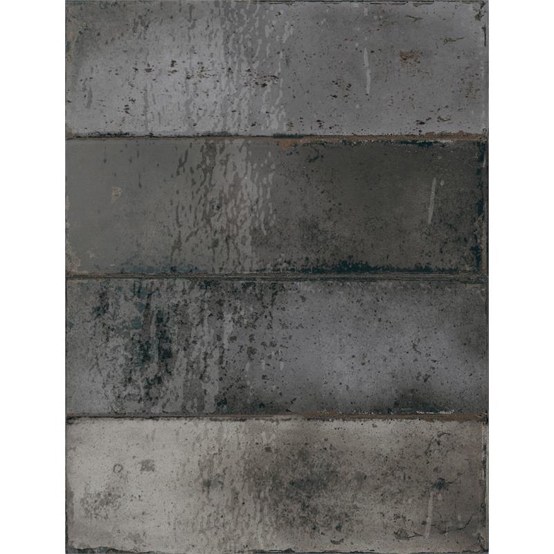 Wandtegel Amazonia antraciet glans 6,5x20cm