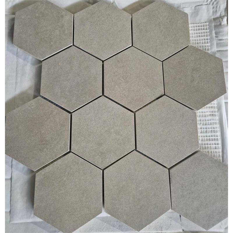 Wandtegel Recover hexagon taupe mat 30x30cm