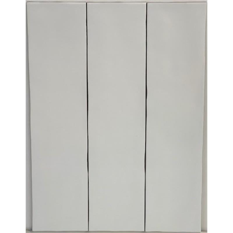 Wandtegel Vintage wit mat 7,5x30cm