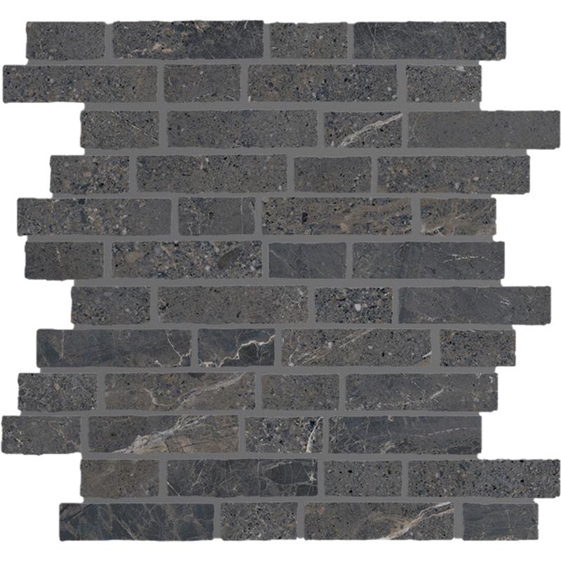 Vloertegel Anthology 'Dark Worn' antraciet mat 29x31 gerectificeerd – MisterTile