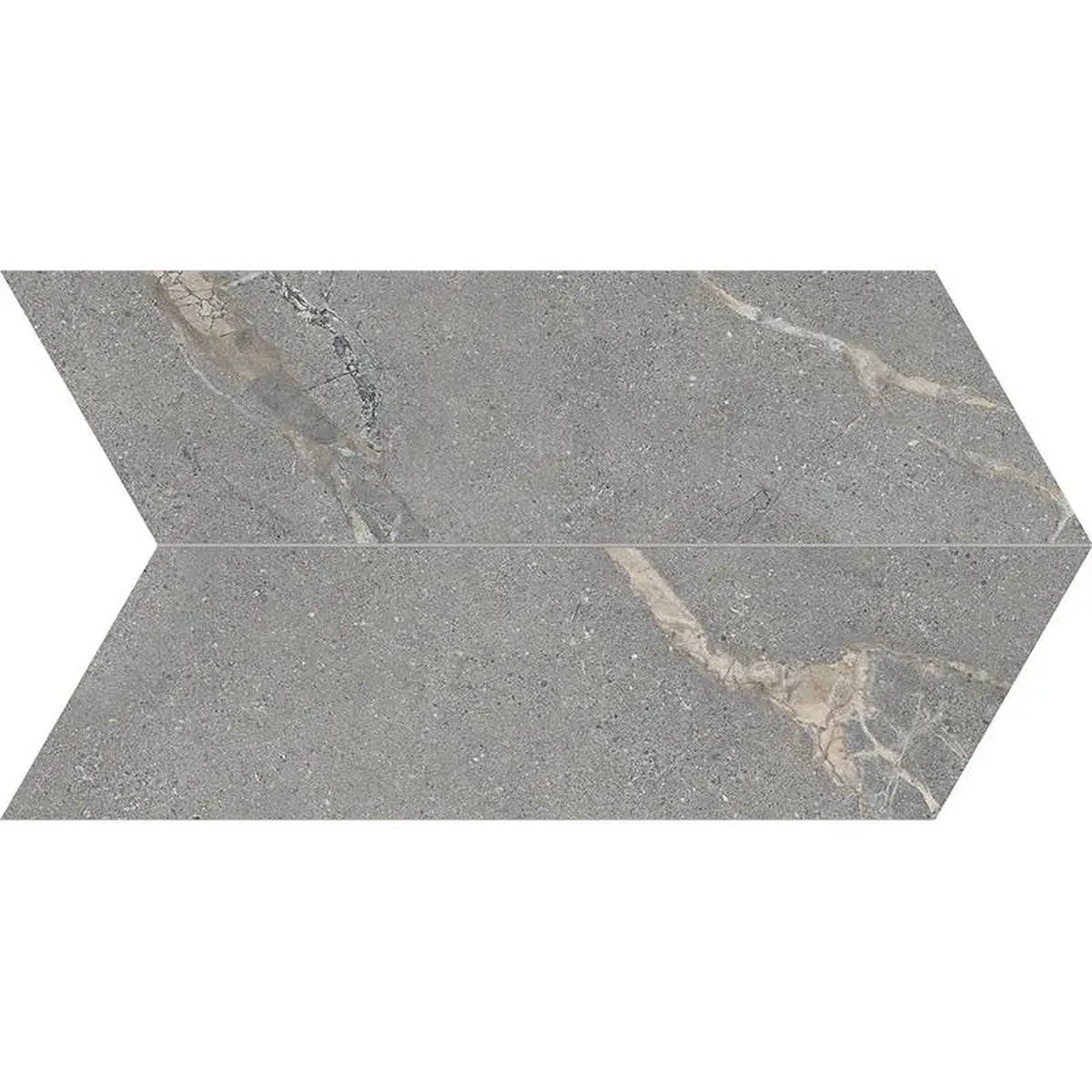 Lea Ceramiche Anthology 'Gray Gramma 72', vloer- en wandtegel grijs mat 50x15cm