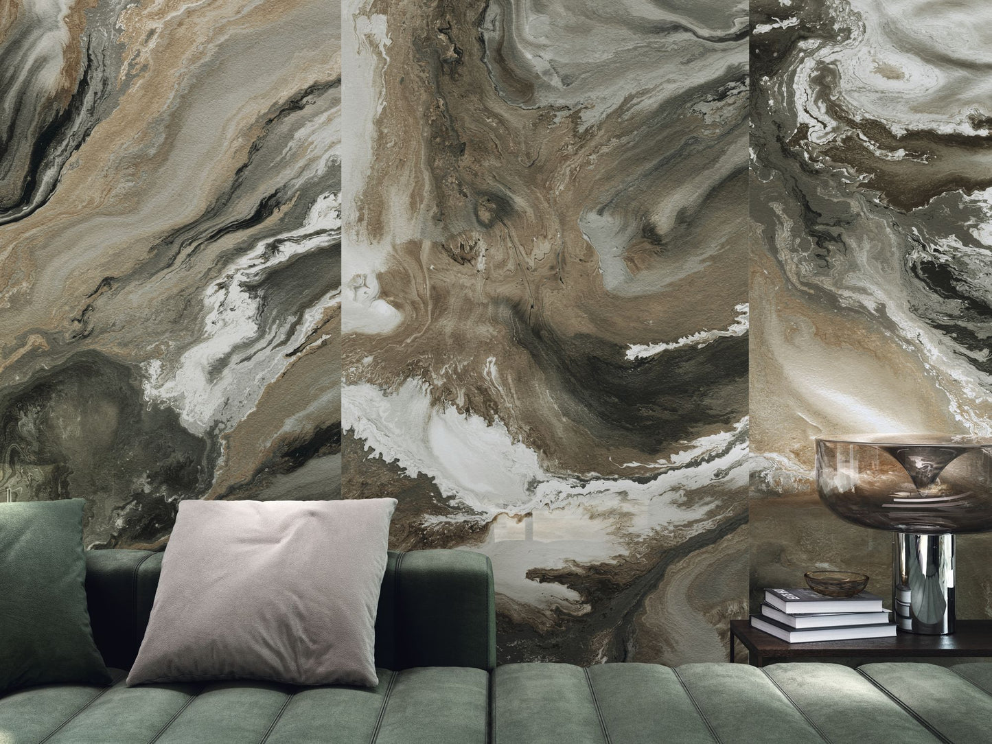 Wandtegel Nexside bruin glans 120x260cm gerectificeerd