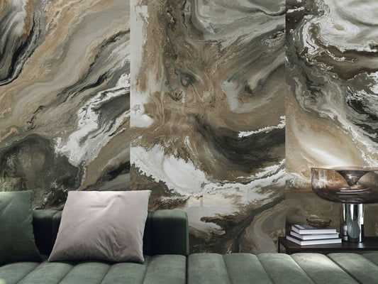 Wandtegel Nexside bruin glans 120x260cm gerectificeerd