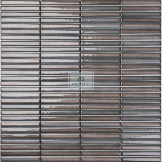 Estudio Ceramico Karatsu antraciet glans gerectificeerd - MisterTile