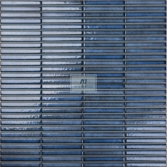 Estudio Ceramico Karatsu blauw glans gerectificeerd - MisterTile