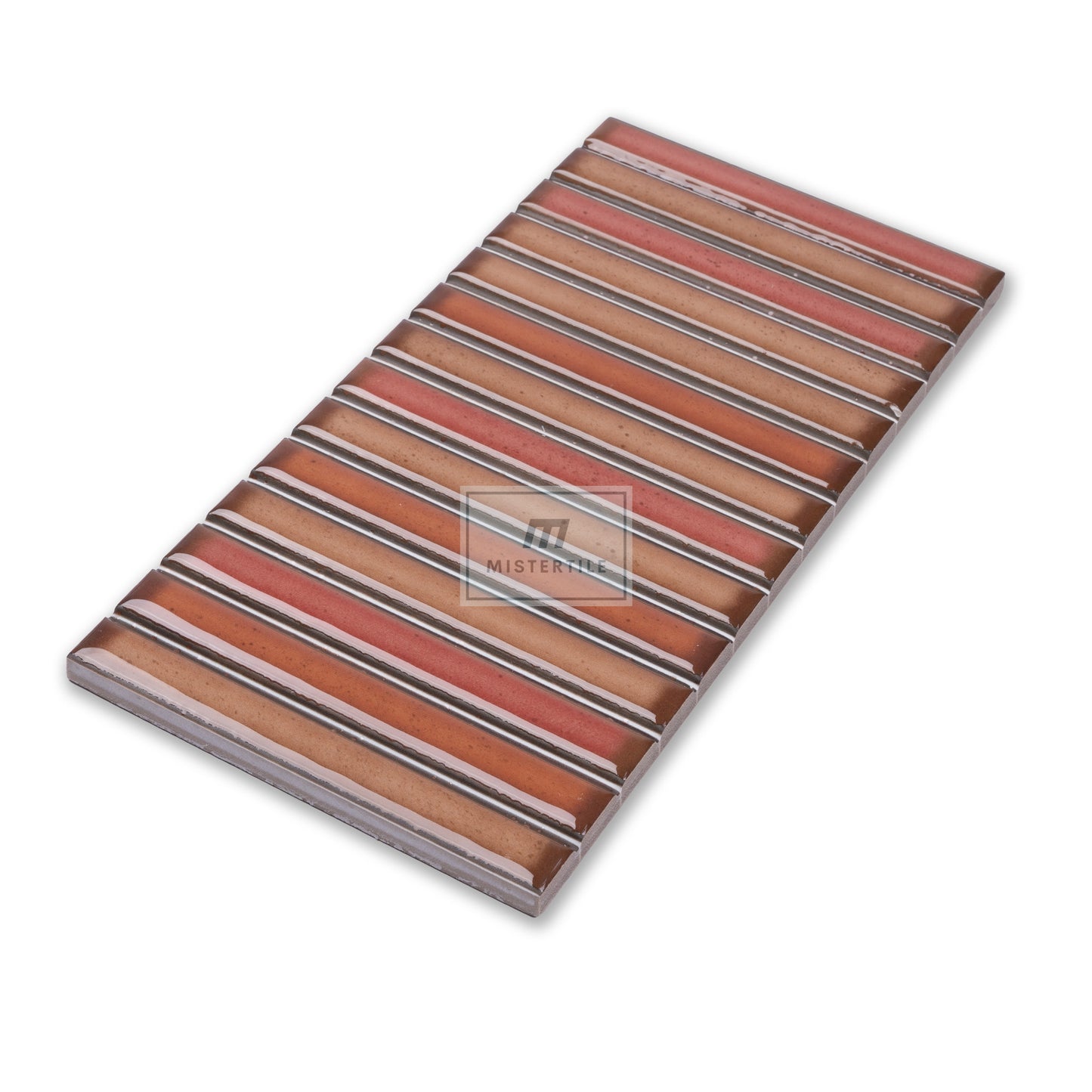 Estudio Ceramico Karatsu rood-bruin glans gerectificeerd - MisterTile