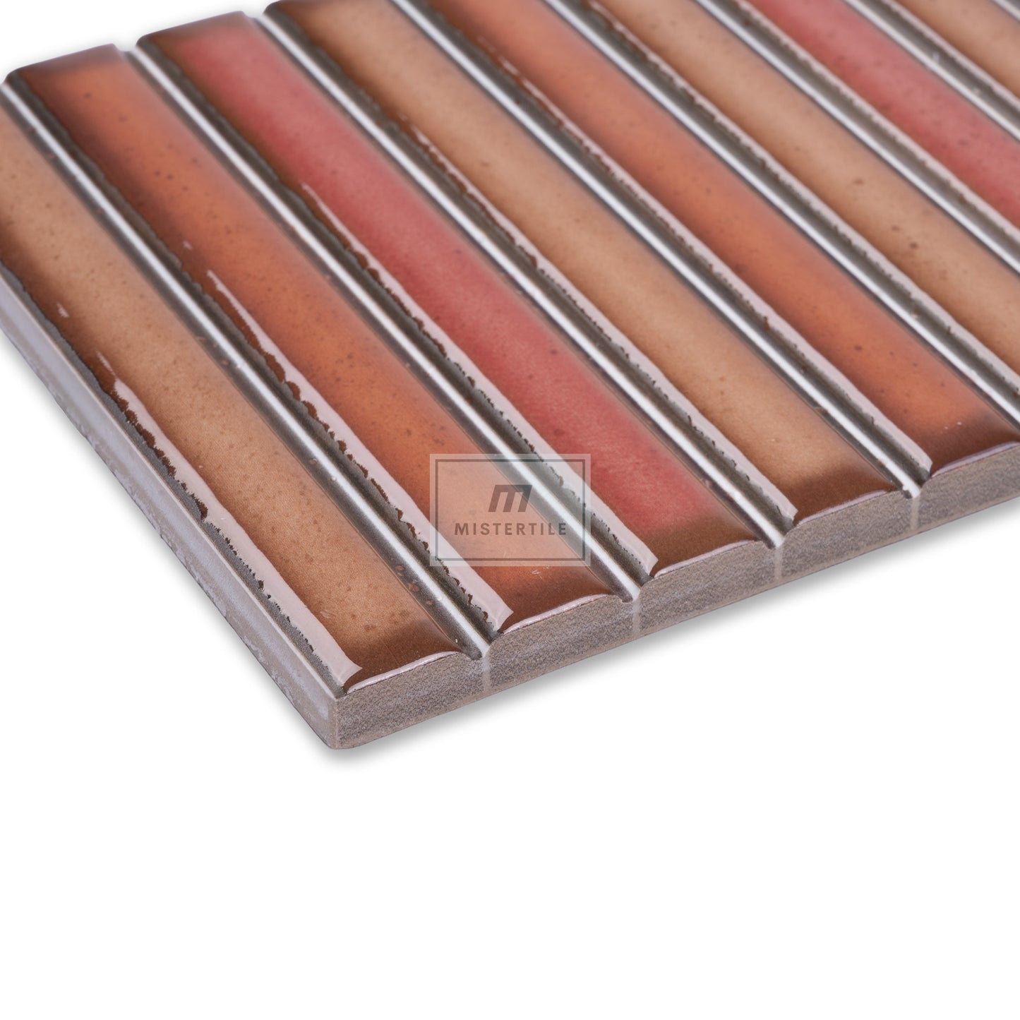 Estudio Ceramico Karatsu rood-bruin glans gerectificeerd - MisterTile