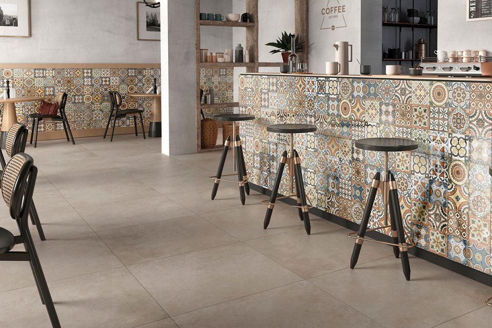 Vloertegel Recover beige mat 60x60cm gerectificeerd