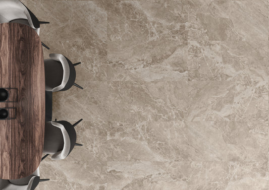 Vloertegel Idyllic 'Vison Starlight' beige glans 60x120cm