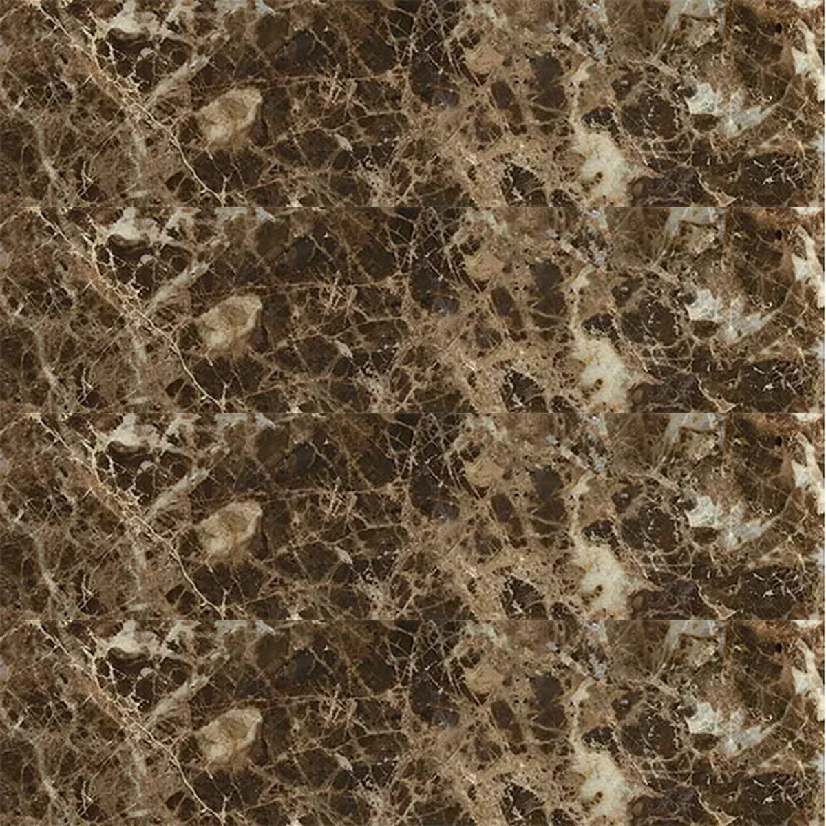 EnergieKer Imperial 'Emperador', vloer- en wandtegel bruin mat 7,5x30cm