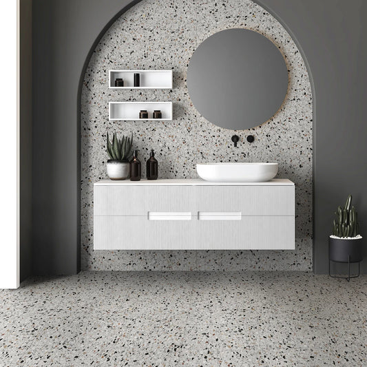 EnergieKer Medley 'White', vloer- en wandtegel wit mat 120x120cm