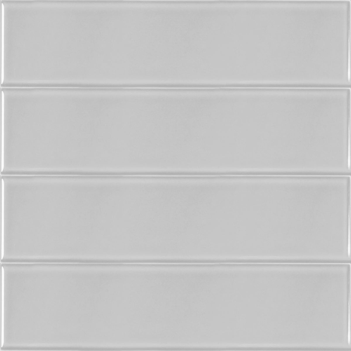 Estudio Cerámico Metropolis 'Lucid Grey', wandtegel grijs glans 10x40cm