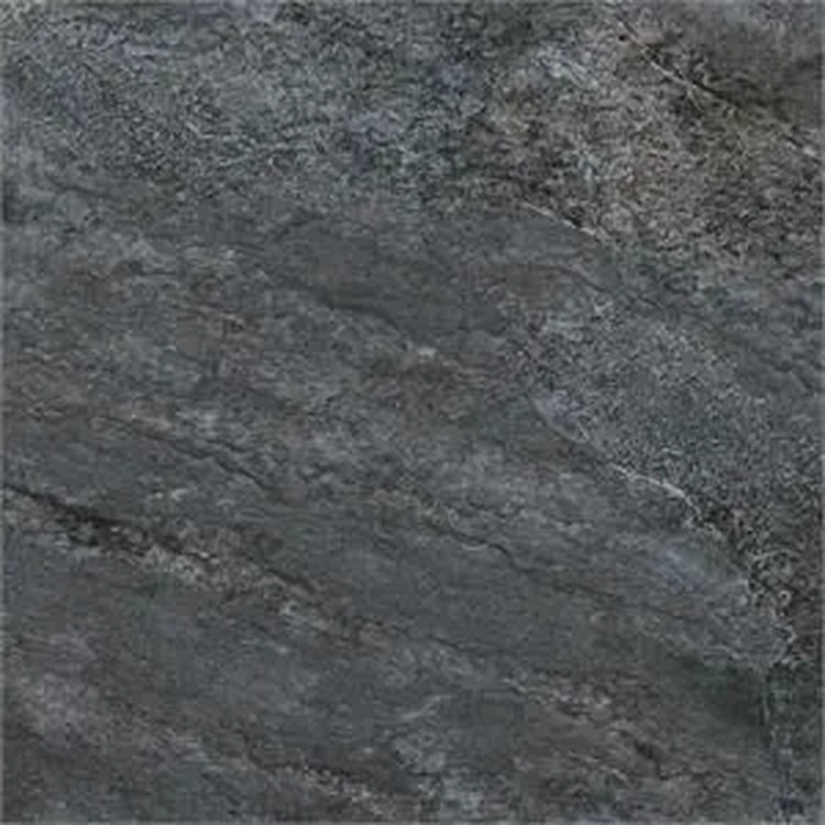 Keraben Nature 'Black', vloer- en wandtegel antraciet mat 75x75cm