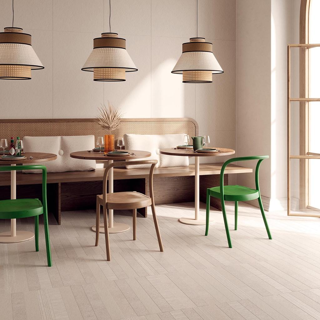 Vloertegel Superclassica 'Beige Listone Mix' beige mat 7,5x60 gerectificeerd – MisterTile
