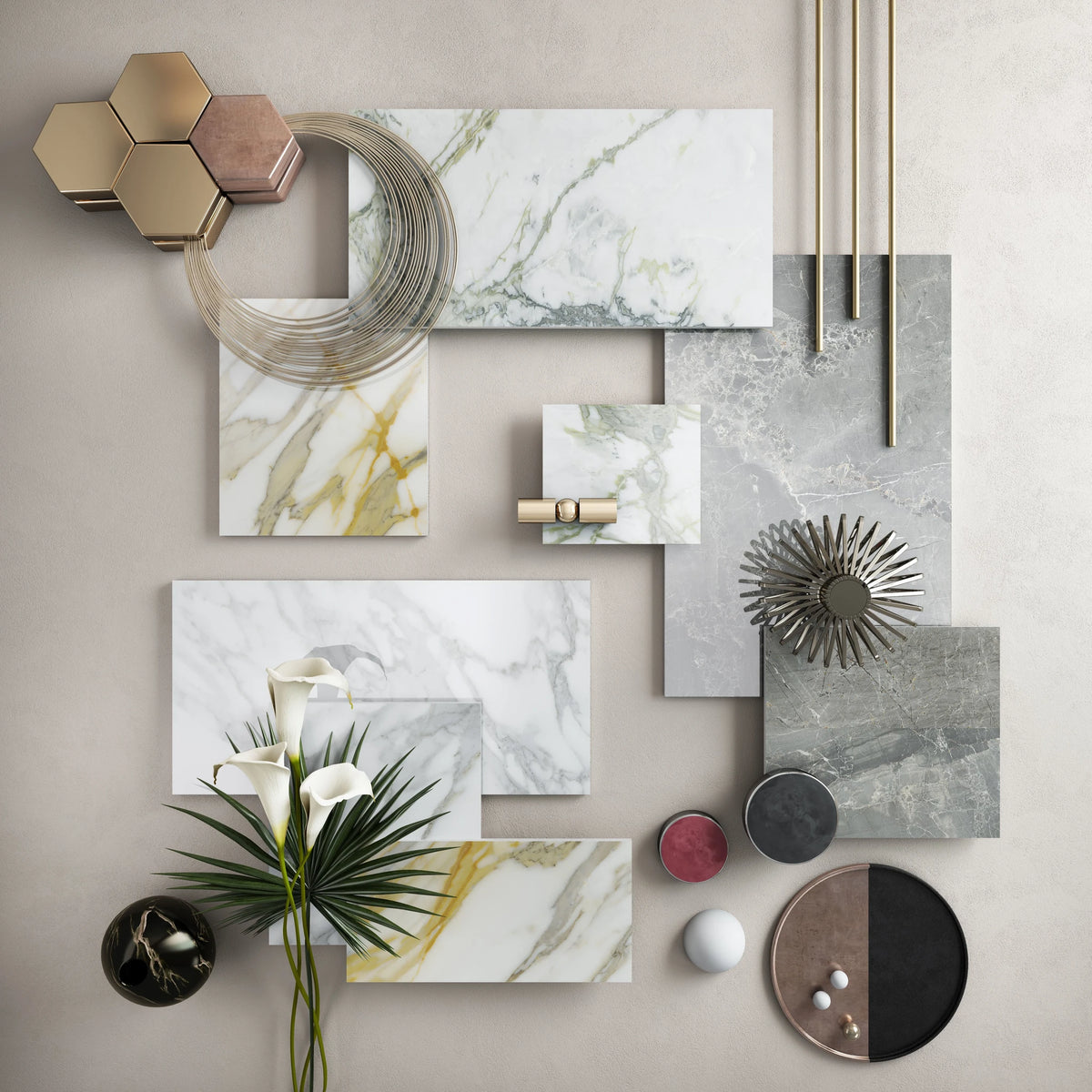 Lea Ceramiche Synestesia 'Calacatta Emerald', vloer- en wandtegel groen gepolijst 60x120cm