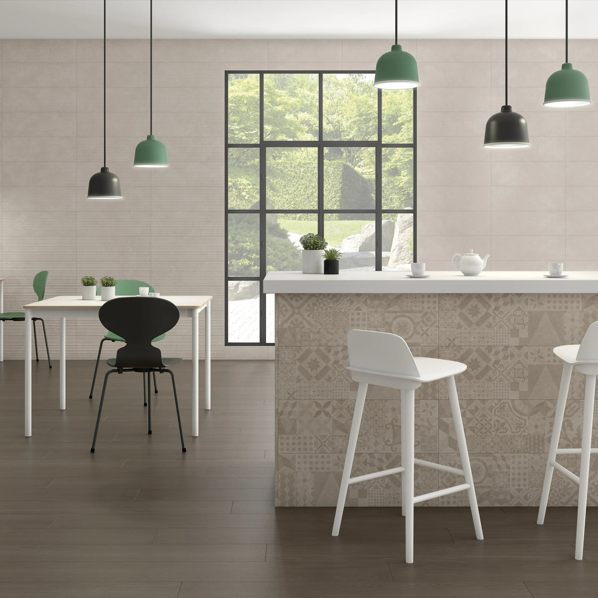 Argenta Cerámica Tanum 'Bone', vloer- en wandtegel crème mat 60x60cm