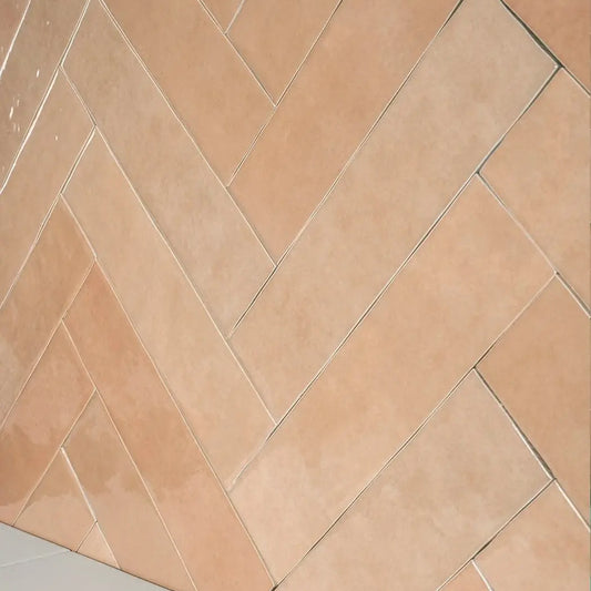 Wandtegel Zellij 'Clay' beige glans 12,5x12,5cm