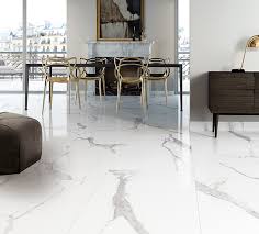 Vloertegel Marble GLX07 bianco statuario gepolijst 60x60cm gerectificeerd