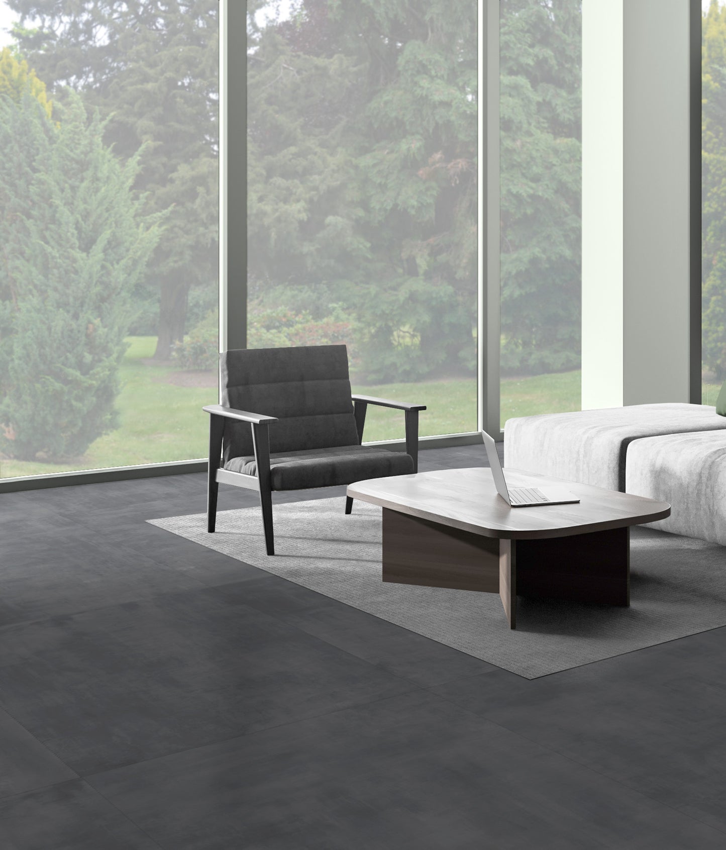 Vloertegel Concept antraciet mat 60x120cm gerectificeerd