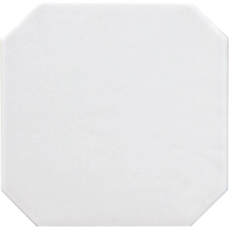 Vloertegel Octagon wit mat 20x20cm