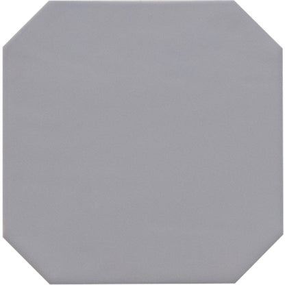 Vloertegel Octagon grijs mat 20x20cm