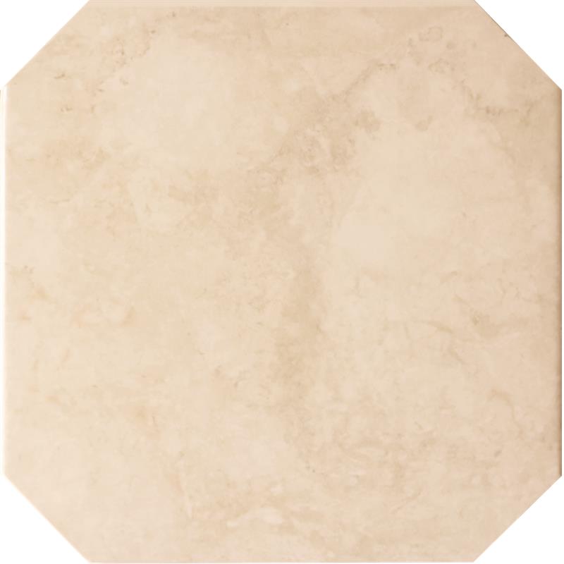 Vloertegel Octagon marmerlook beige mat 20x20cm
