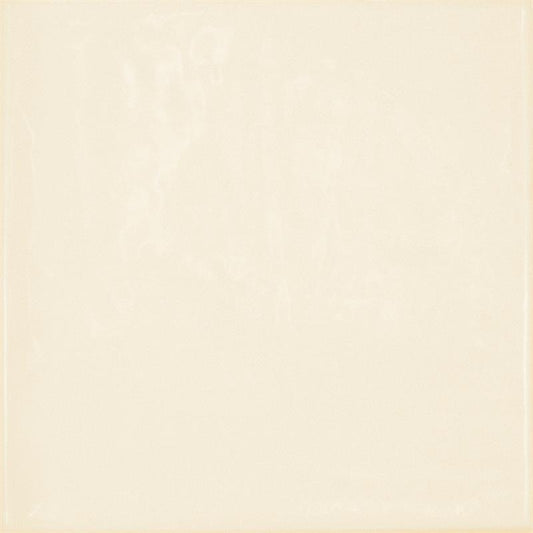Wandtegel Vintage Country crème glans 13x13cm