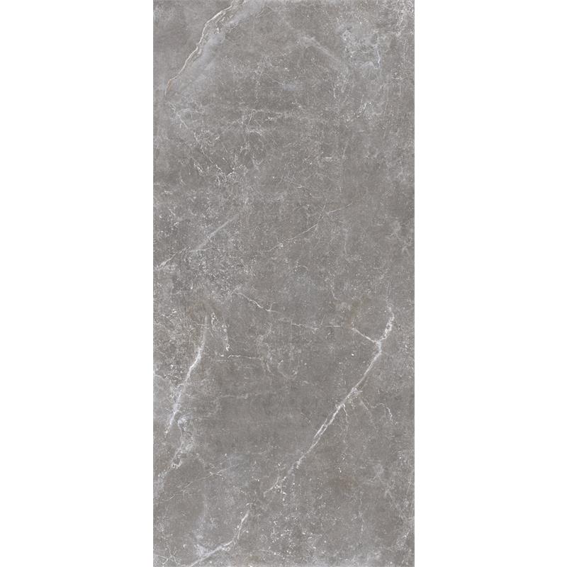 Wandtegel Pietra Antica donkergrijs satijnglans 33x100cm gerectificeerd