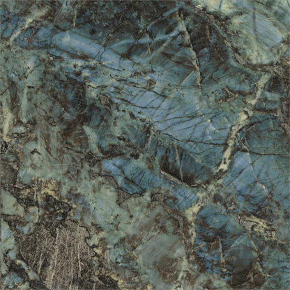 Wandtegel Lemurian blauw-groen glans 120x120cm gerectificeerd