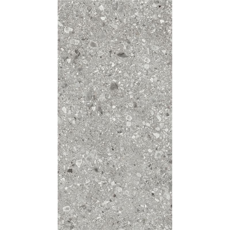 Vloertegel Ceppo di gré lichtgrijs terrazzo 61x122cm gerectificeerd
