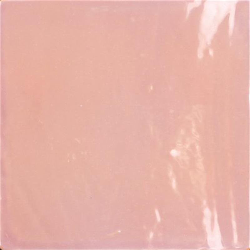 Wandtegel Vintage roze glans 13x13cm