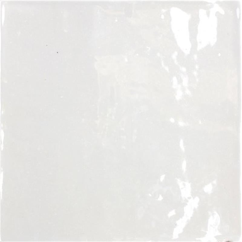 Wandtegel Vintage wit glans 13x13cm