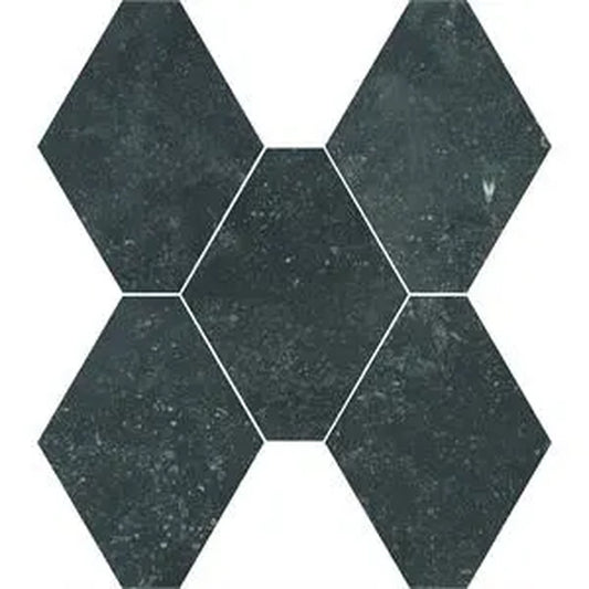 Castelvetro Absolute 'Nero', vloer- en wandtegel antraciet mat 28,5x32cm