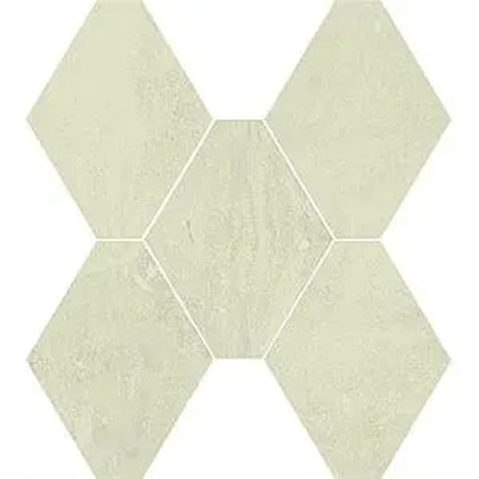 Castelvetro Absolute 'Bianco', vloer- en wandtegel grijs en wit mat 28,5x32cm