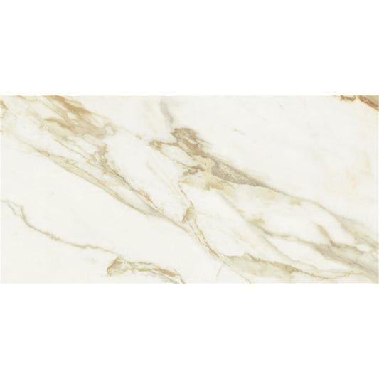 Baldocer Cerámica Adaggio 'Adaggio Gold', wandtegel wit-beige glans gerectificeerd 60x120cm
