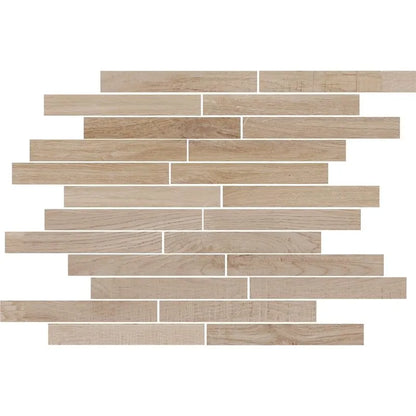 Castelvetro Aequa 'Silva', mozaïek beige mat 30x30cm