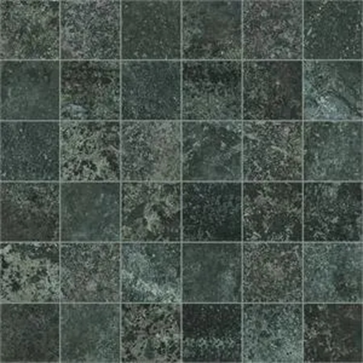Castelvetro Always 'Tozzetto Antracite', mozaïek antraciet mat 30x30cm