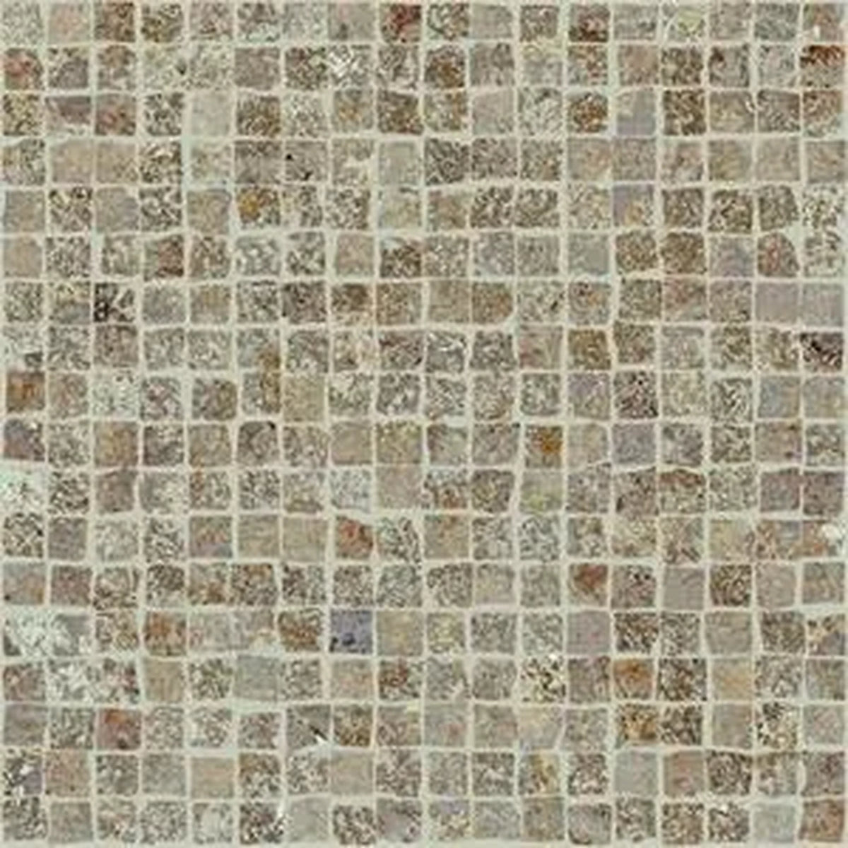 Castelvetro Always 'Mosaico Corda', mozaïek bruin en grijs mat 30x30cm