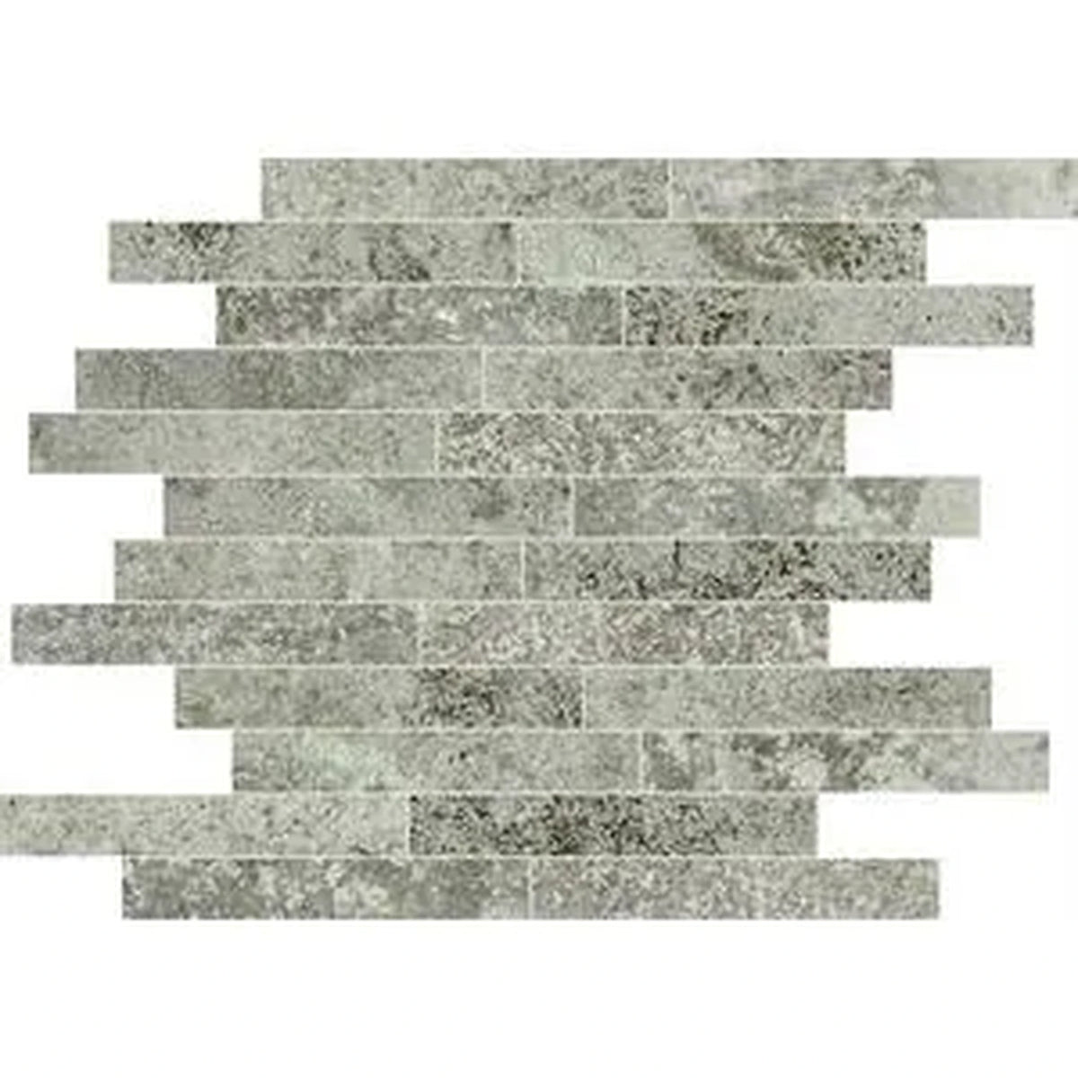 Castelvetro Always 'Stick Grigio', mozaïek grijs mat 30x30cm