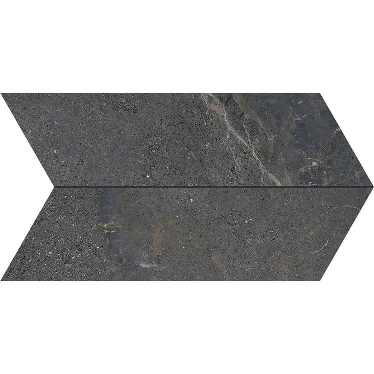 Lea Ceramiche Anthology 'Dark Gramma 72', vloer- en wandtegel antraciet mat 50x15cm