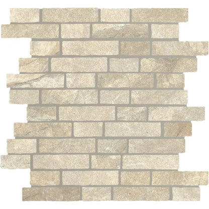 Lea Ceramiche Anthology 'Desert Worn Mosaico Break', mozaïek beige zijdeglans 29x31cm