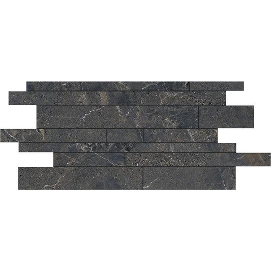 Wandtegel Anthology 'Dark Muretto Natural' antraciet mat 30x60 gerectificeerd – MisterTile