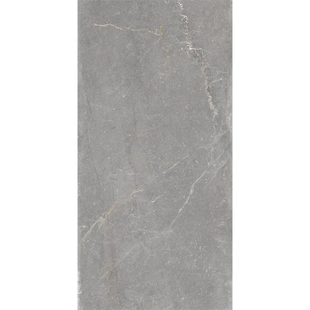 Vloertegel Bleuemix 'Grey Soft' grijs mat 60x120 gerectificeerd – MisterTile