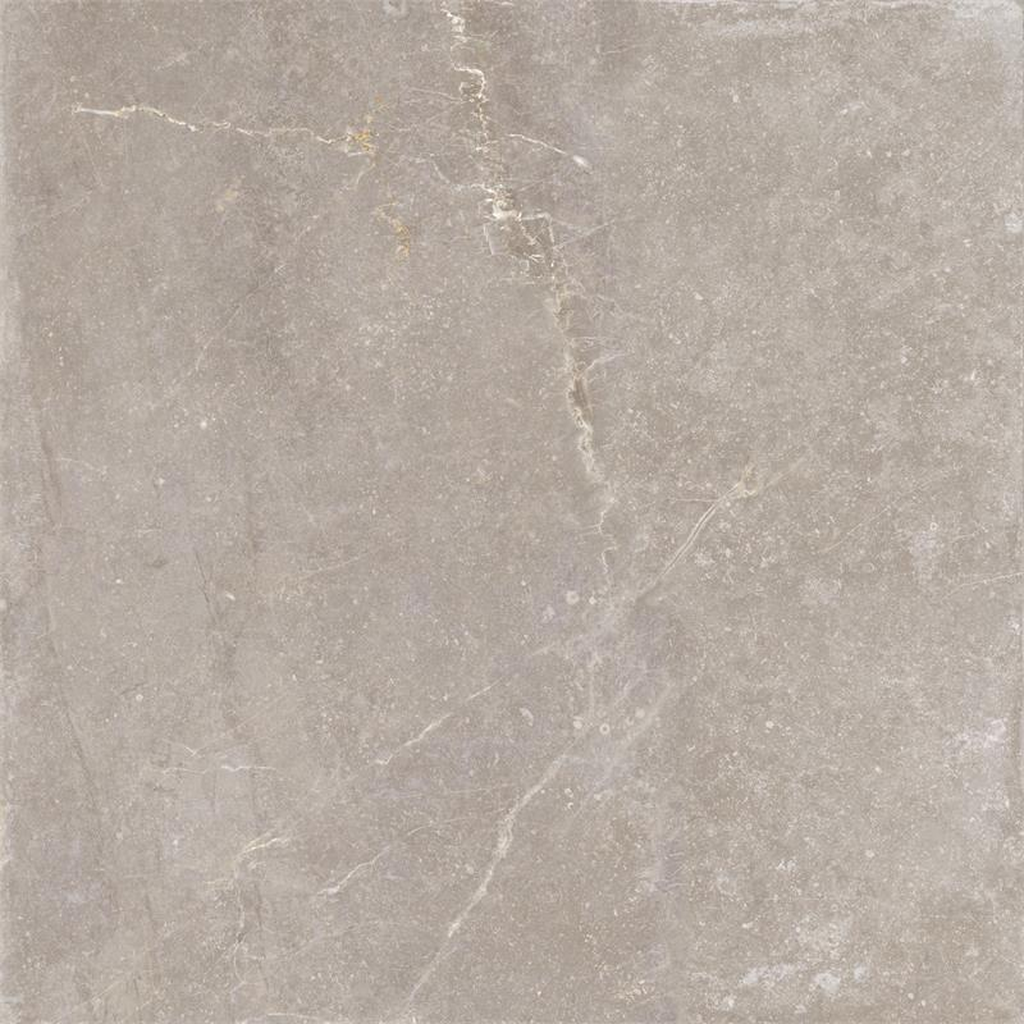 Vloertegel Bleuemix 'Taupe Soft' taupe mat 90x90 gerectificeerd – MisterTile