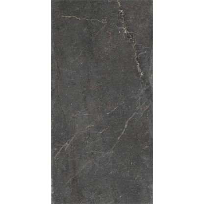 Vloertegel Bleuemix 'Black Soft' zwart mat 60x120 gerectificeerd – MisterTile