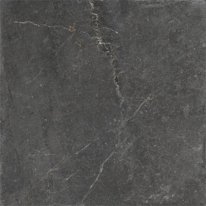 Vloertegel Bleuemix 'Black Soft' zwart mat 90x90 gerectificeerd – MisterTile
