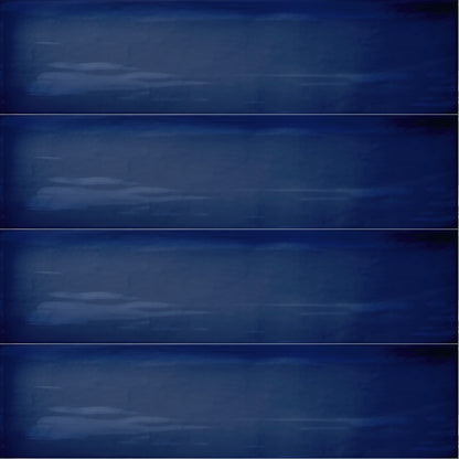 Estudio Cerámico Borriana 'Navy', wandtegel blauw glans 7,5x30cm