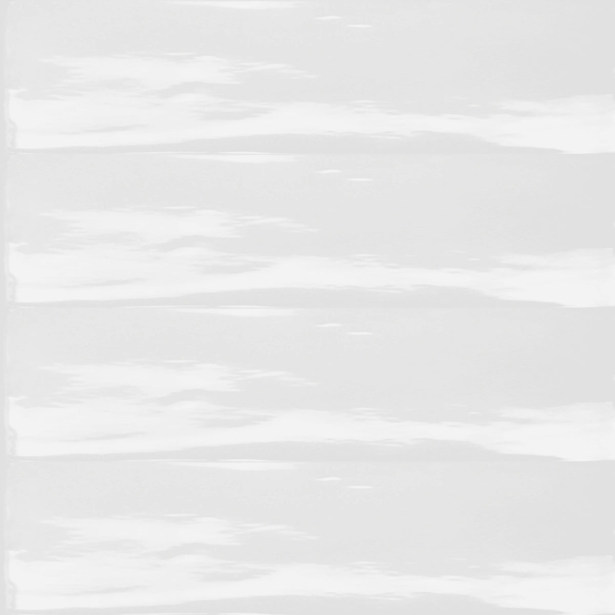 Estudio Cerámico Borriana 'White', wandtegel wit glans 7,5x30cm