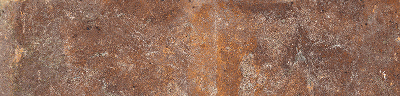 Vloertegel Bristol 'Red' rood-bruin mat 6,6x25cm